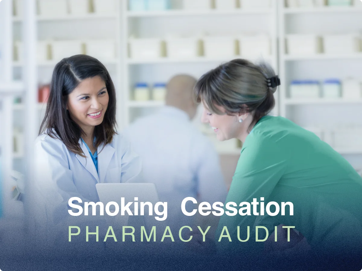 Smoking cessation support and management with nicotine vaping products (NVPs) in pharmacy clinical audit